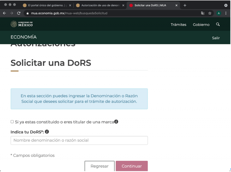 Cómo obtener la autorización de uso de denominación o razón social