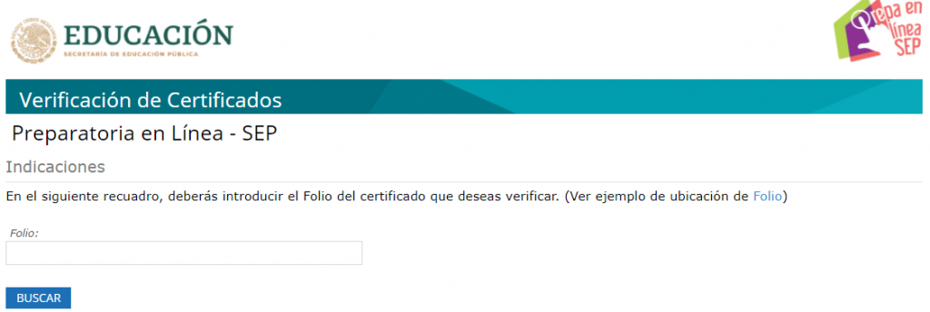 Verificación de certificados de preparatoria online